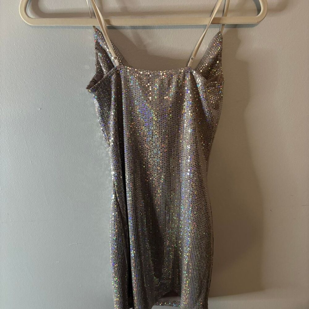 Unbranded Women's Silver and Gold Dress - Picture 3 of 4